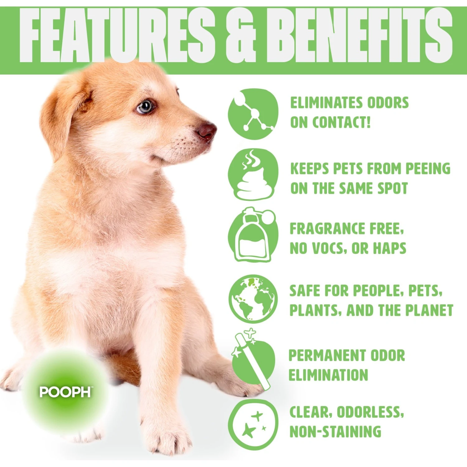 POOPH Lawn, Garden & Turf Cat & Dog Odor & Stain Eliminator - Image 2