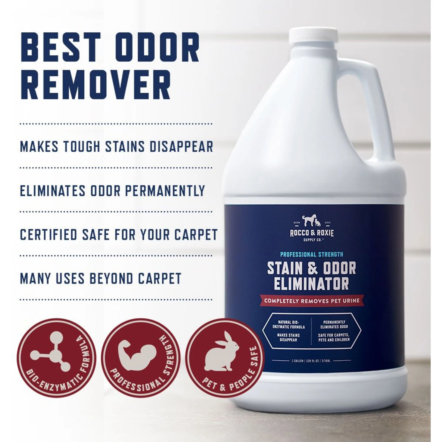 Rocco & Roxie Supply Co. Professional Strength Pet Stain & Odor Eliminator - Image 3