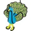 Tuffy's Zoo Peacock Squeaky Plush Dog Toy