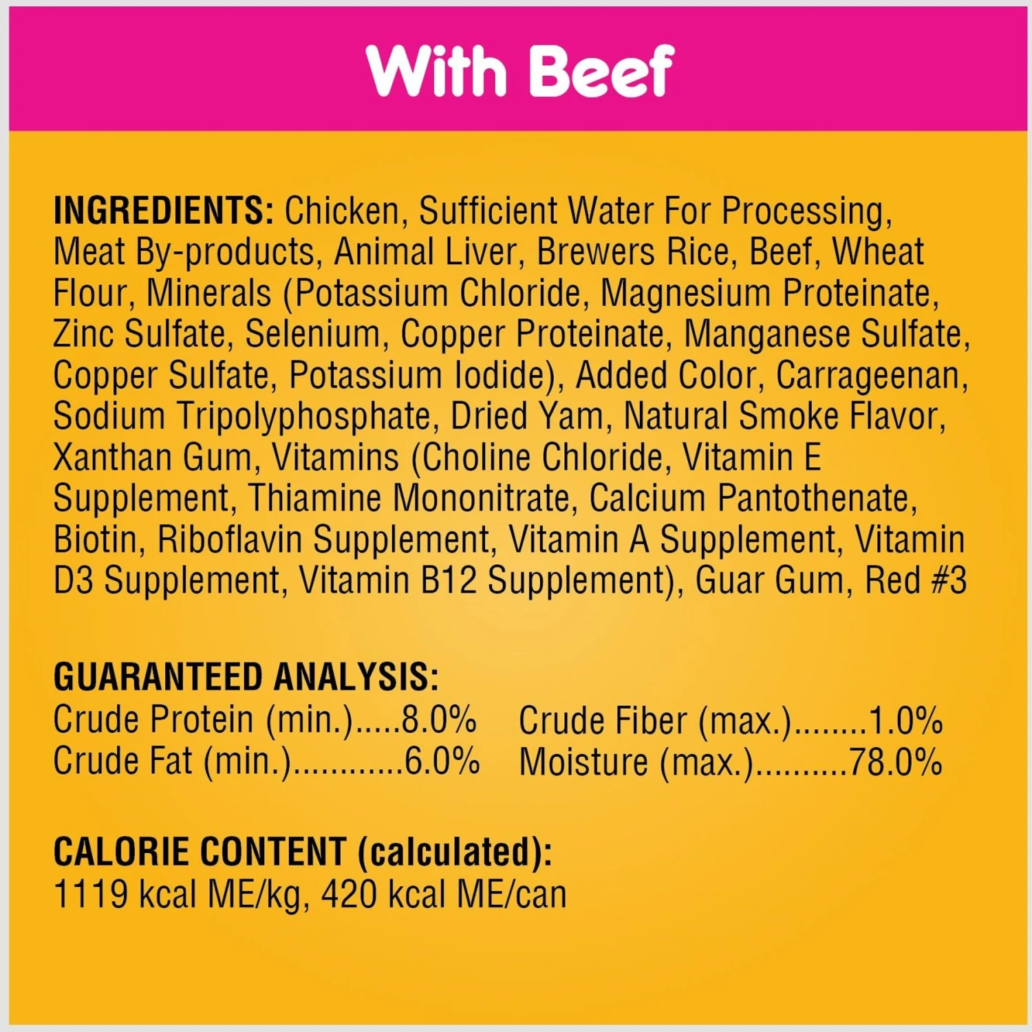 Pedigree Complete Nutrition Grilled Steak & Vegetable Flavor Dog Kibble Adult Dry Dog Food & Pedigree Chopped Ground Dinner Filet Mignon Flavor & Beef Adult Canned Wet Dog Food Variety Pack - Image 9