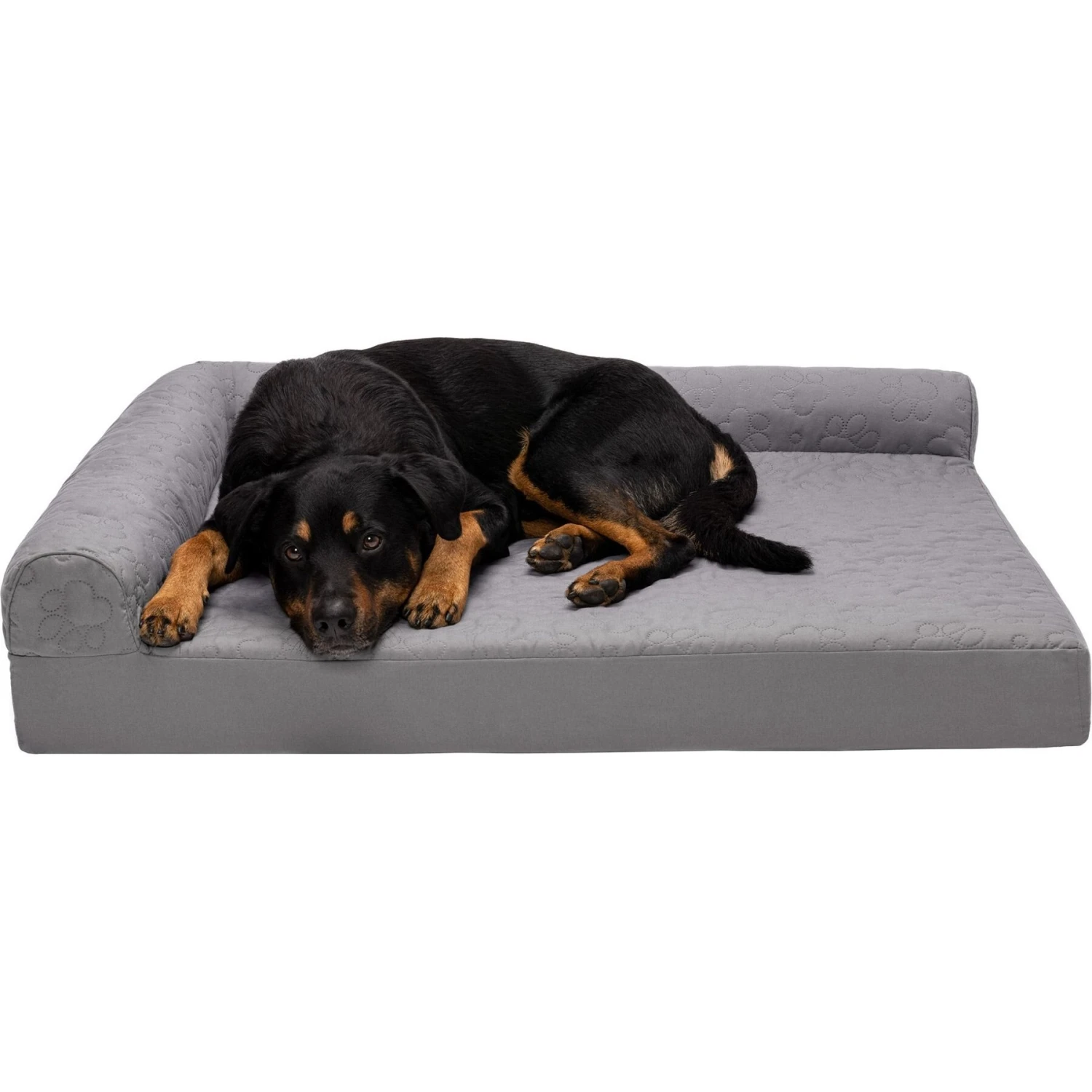 FurHaven Paw-Quilted Deluxe Chaise Orthopedic Cat & Dog Bed With Removable Cover - Image 4