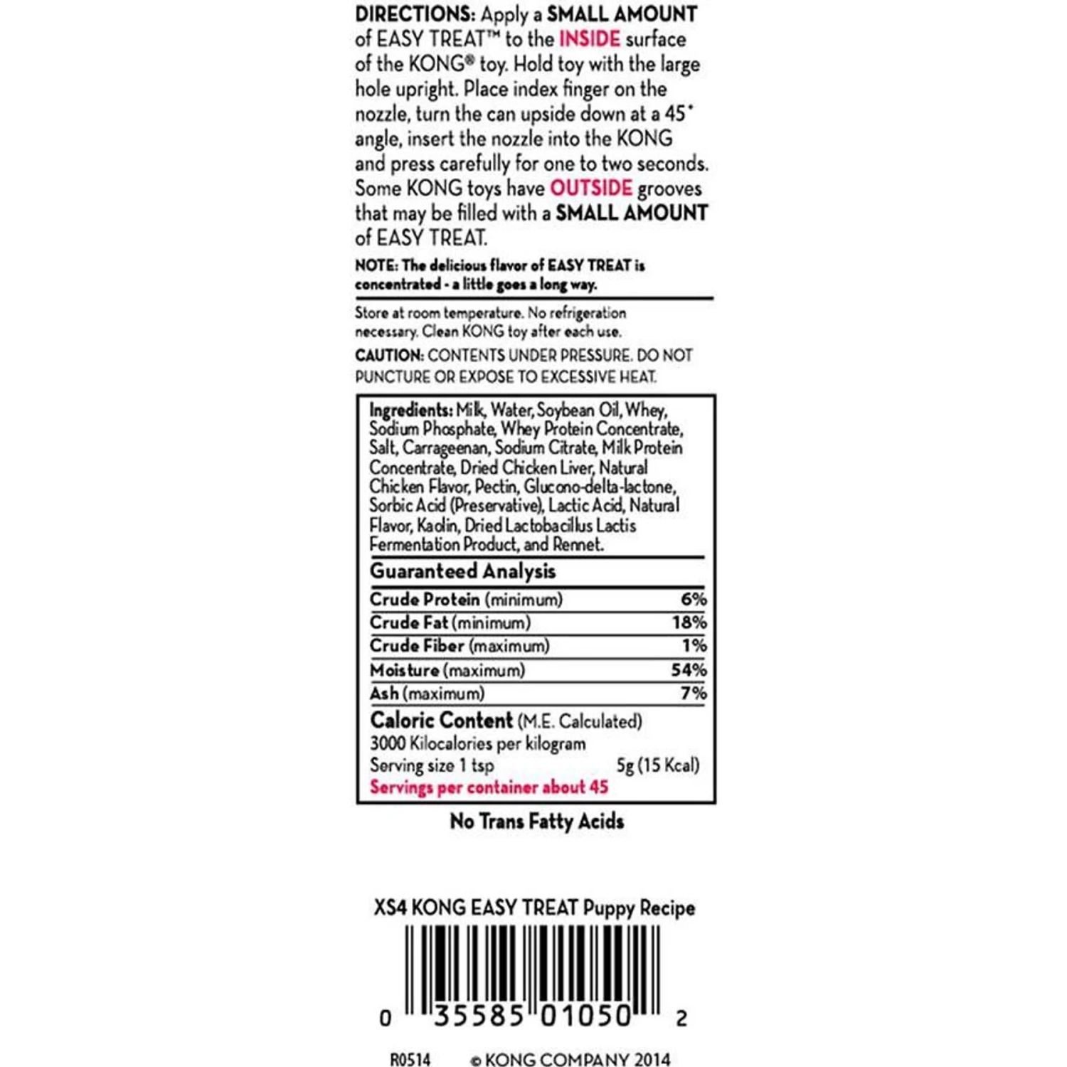 KONG Puppy Chew Dog Toy & KONG Stuff'N Easy Treat Puppy Recipe - Image 6