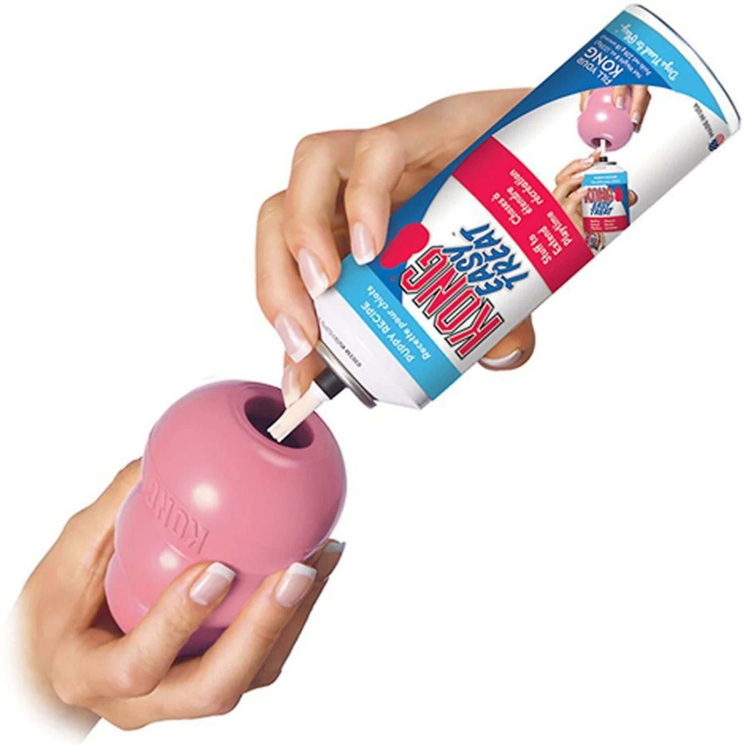 KONG Puppy Chew Dog Toy & KONG Stuff'N Easy Treat Puppy Recipe - Image 8