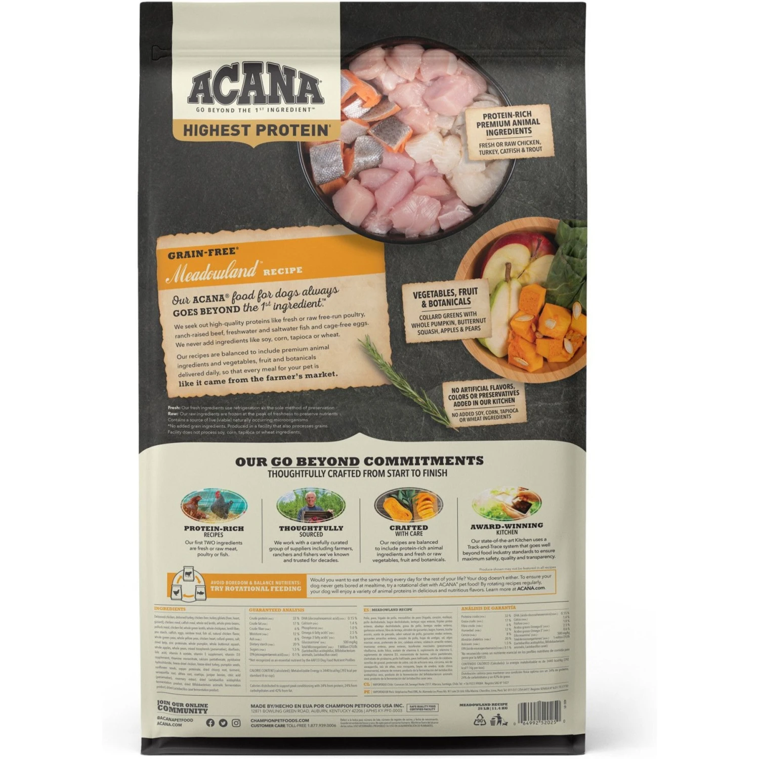 ACANA Meadowland Grain-Free Dry Dog Food - Image 3