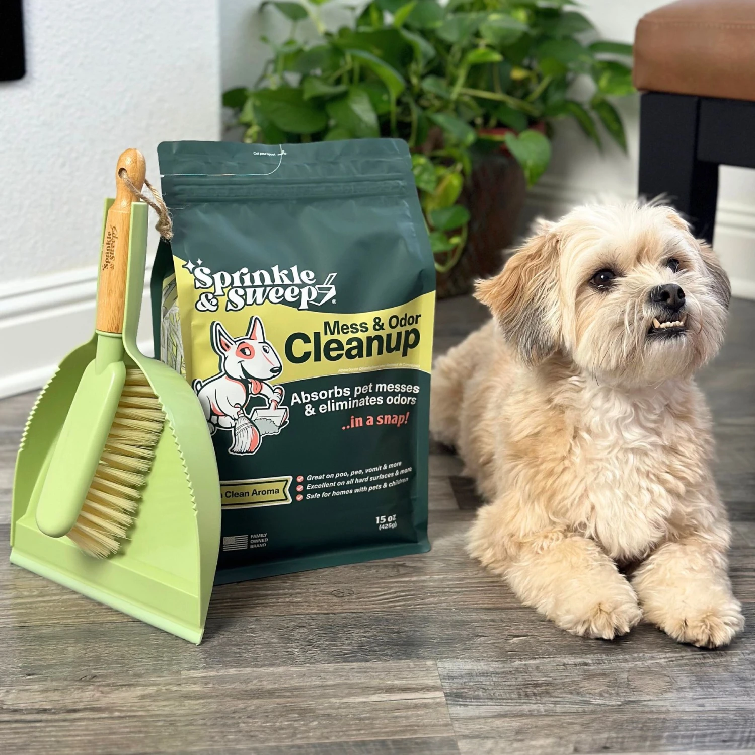 Sprinkle & Sweep Sweeper Kit Dustpan & Hand Broom Set - Image 5