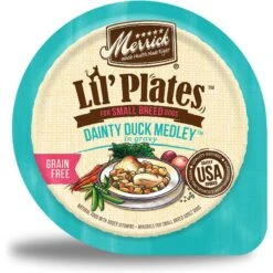 Merrick Lil' Plates Grain-Free Small Breed Wet Dog Food Dainty Duck Medley